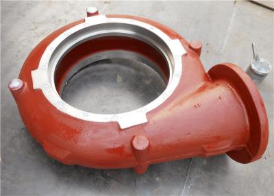 China High Chrome Alloy OEM Slurry Pump Spare Parts Cr 27% In Red Color for sale