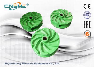 China 6 Inch Metal Lined Slurry Pump Parts Centrifugal High Chrome Alloy Impeller F6147 for sale