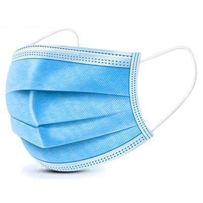 China Adult Disposable Medical Mask Blue Color 17 X 9.5cm Size Non Poisonous for sale