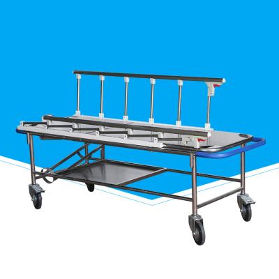 China Lockable Silent Wheels Patient Transport Stretchers Custom Design For Hospital for sale