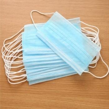 China Comfortable Wearing 3 Ply Non Woven Face Mask , Blue Earloop Medical Mask for sale