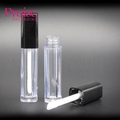 China LUXURY square cheap price makeup trial packaging empty plastic lip gloss tube for sale