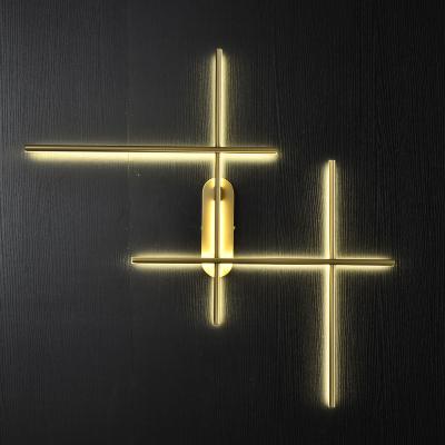 China Modern Style Modern Home Living Room Decorative Wall Lamps Bedroom Interior Led Linear Wall Washer Light for sale