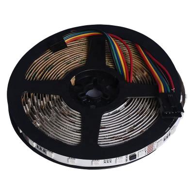 China Dmx system led strip smd led strip 5050 10mm 60led/m pixel dmx 512 system accessible rgb led strip 12v for sale