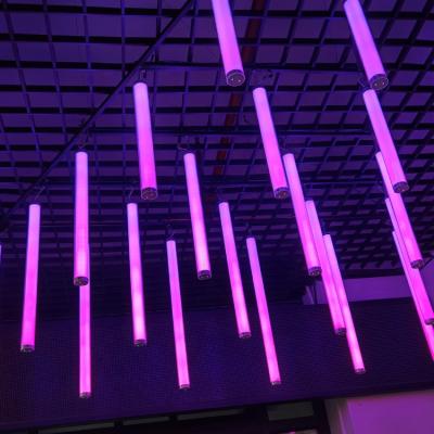 China Outdoor Decoration IP65 IP67 Digital 360 Degree 12V 24V Dots Free Uniform Soft Silicon LED Strip RGB Neon Rope Around LED Neon Rope for sale