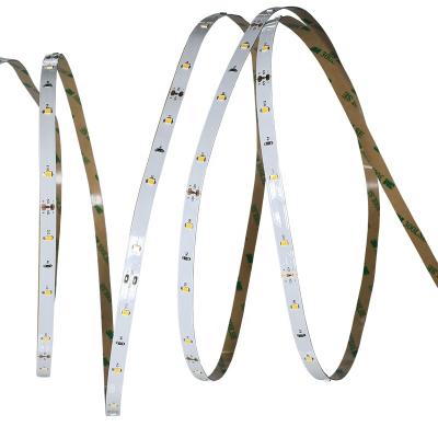 China 2.5w led flexible strip smd 3528 2835 cri90 30 led 2.5w warm/cold white led strip lights 12v metal for sale