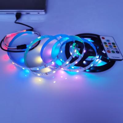 China Theme Park 40-60in Pulled Led TV Home Kitchen Bed Room Decoration Wiring Kit 7.2w 5m Dreamy USB Screen Dynamics Led Light Strip for sale