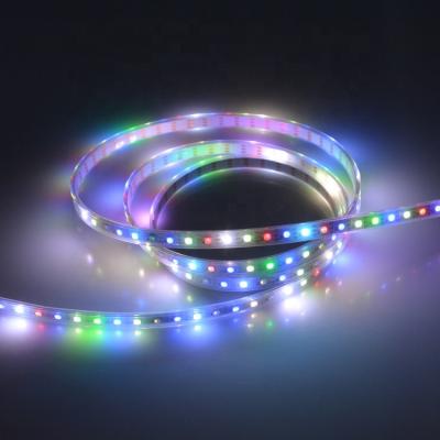 China Outdoor accessible decoration ultra thin rgbw sk6812 non-waterproof led strip smd5050 60led/m for sale