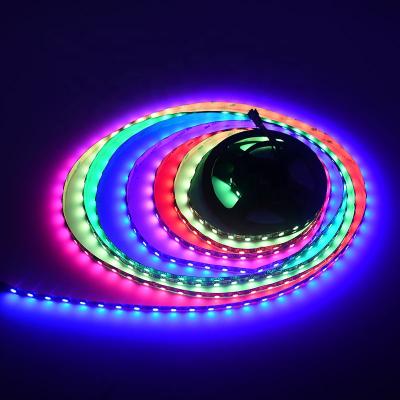 China Tira De led 2811 tira De led waterproof smart wifi voice controller ip65 300 led 16.4ft/5m dc12v spi rgb led strip light 2811 for sale