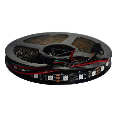 China ws2811 tv led 5m rgb led tv ws2811 24v 60leds/m 10IC SM16703 UCS1903 pixel led strip outdoor lighting strip for sale