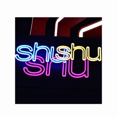 China Wholesale custom ROAD/Hotel/Garden 2022 12v RGB waterproof flexible silicon led neon sign light for holiday party event decoration for sale