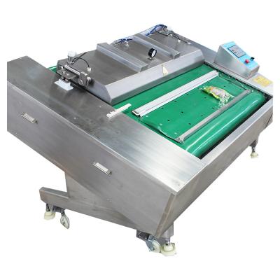 China Food Preservation Vacuum Packing Machine Seal 200 Double Pump Continuous Rolling Vacuum Packing Machine for sale