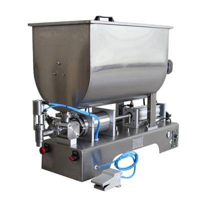 China High Precision Food Curry Paste Chili Sauce Filling Machine Pneumatic Mud Mixing Paste Filling Machine for sale