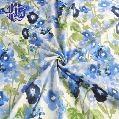 China 100% Custom Cotton Twill Printed Stock Lot Woven Floral Egyptian Design Soft Fabric 100% Cotton Tear-Resistant For Cloth for sale