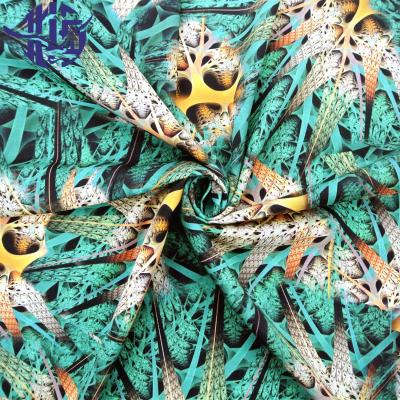 China Sustainable Wholesale Digital Hawaiian Style Woven Twill Rayon Print Fabric For Garment for sale