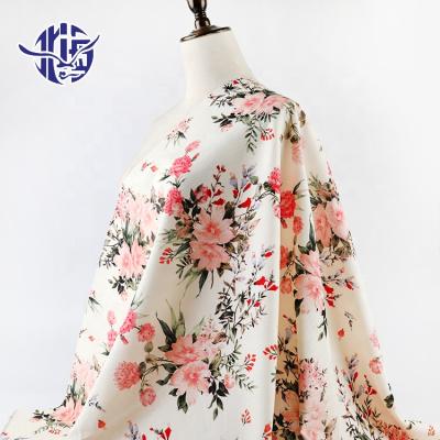 China Simple Gots Digital Printed Cotton Linen Fabric Porcelain Eco - Friendly Sustainable for sale