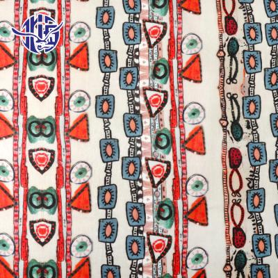 China Factory Price Viable Wholesale Rayon Digital Printed Canvas Blend Fabric for sale