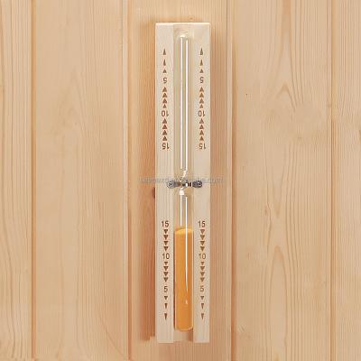 China High Quality Wooden Computer Control Panel Seepexd Sand Timer 15 Minimum Sauna Accessories for sale