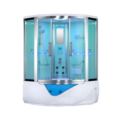 China Modern High Quality Saturated Steam Sauna Drinking Shower Room With Massage Spa Acrylic Bathtub for sale