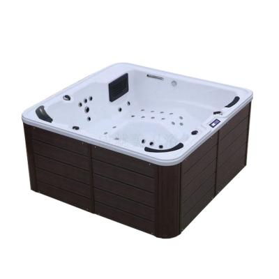 China Factory Price 6-7 People Modern White Color Foshan Spa Pool Massage Acrylic Outdoor Luxury Swimming Hot Tub for sale