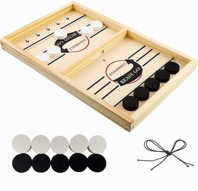 China Handmade Fast Roller Pulled Catapult Catapult Chess Parent Board Game Foosball Games Winner Table Hockey Match Chess Parent for sale