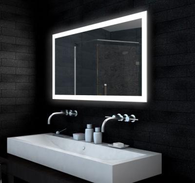 China High Quality Decoration Hotel Home UL Illuminated Luxury Mirror With Night Light for sale