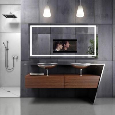 China 2021 Bright Smart LED Bathroom Mirror Touch Screen With TV / Android System For Home Decor for sale