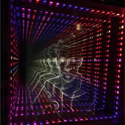 China 3D LED Illuminated Infinity Magic Mirror for Home Decoration for sale