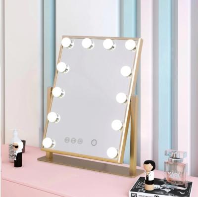 China Mini Desktop Hollywood Mirror lit with speakers in the new style for sale