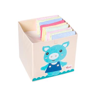 China Sustainable Ready To Ship In Stock Fast Shipping Manufacturers Foldable Fabric Kids Play Storage Boxes Bins for sale