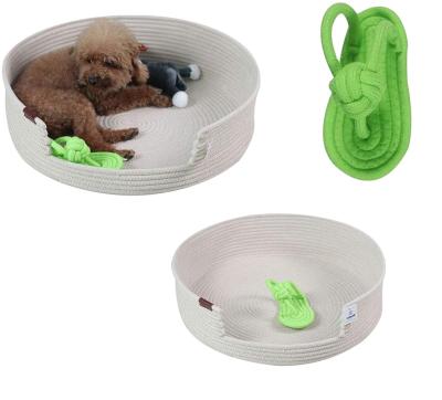 China dog Cat Bed Pet New-Fashion Factory Design Pet Beds Cotton Rope Sneaker for Dog Cats Toys Storage for sale