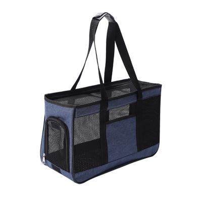 China Pet Travel Handbag Airline Pet Carrier Approved Breathable Soft Sided Carrying Carrier for sale