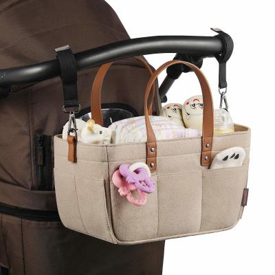 China Stroller Bag Design Baby Multifunctional Diaper Viable Packing Viable Diaper Changing Bag for sale