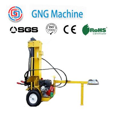 China Gasoline Powered 40ton Log Splitter 13HP Branch Chipper Shredder for sale