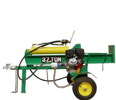 China 100mm Gasoline Wood Chipper Precision Horizontal Log Splitter for sale