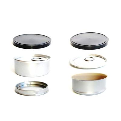 China Machine Sealing And Hand Tapping Sealing 3.5G Customize Tin Cans SmellProof Anti Leak Packing Tinplate Crate Machine Sealed Hand Pressed Aluminum Can Box with the lid for sale