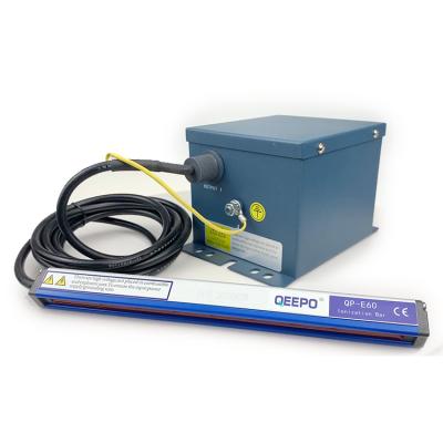 China Qeepo QP-E60 Industrial Electrostatic Suppressor Remove Static Electricity Ion Bar For Use Printing Bag Making Machine for sale