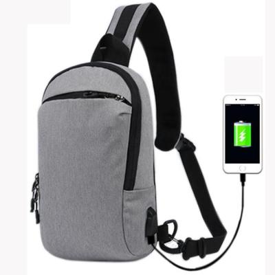 China Usb Charging Hot Selling Products Nylon Usb Charging Multifunction Chest Bag Customized for sale