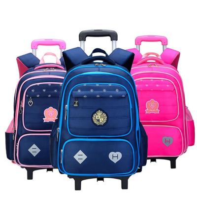 China Manufacturers Direct Sales Waterproof Chinese Trolley Bag School Trolley School Bags for sale