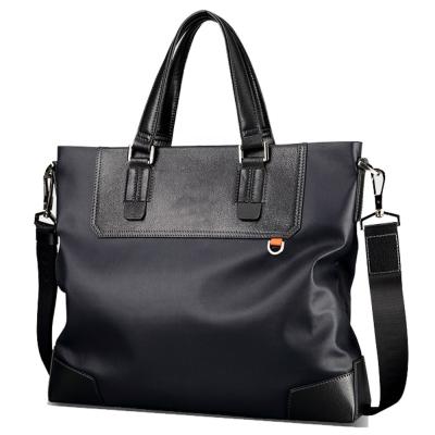 China Quality Washable And Large Capacity Tote Nylon Fashion Briefcase For Trustworthy Men for sale