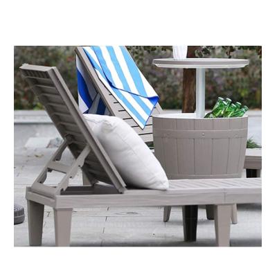 China Modern Waterproof Comfort Garden Wooden Leisure Chair Adjustable Beach Pool Sun Sofa Foldable Chair for sale