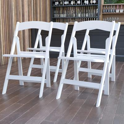 China Practical Garden Folding Chair Durable Outdoor Use Portable Balcony Folding Resilient Plastic Waterproof Chair for sale