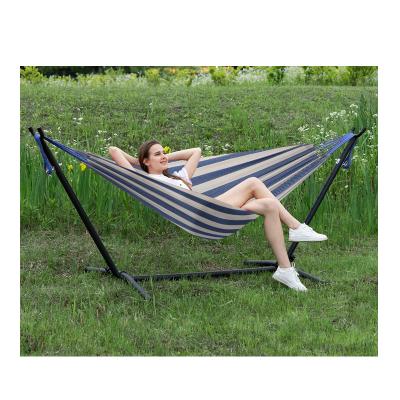 China Modern nylon outdoor portable space saving fabric garden parachute tenacity tropical tropical hammock with stand for sale