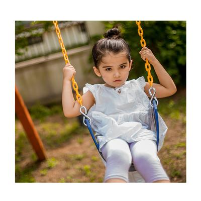 China Modern Contemporary Garden Furniture Durable Patio Swings Popular Adjustable Soft EVA Plastic Outdoor Children Hanging Belt Swing Seat for sale