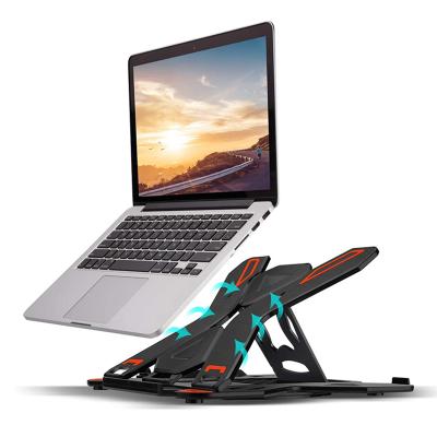 China Portable Foldable Computer Stand Multi-angle Laptop Riser Phone Book Holder Foldable Support De Computer Adjustable for sale