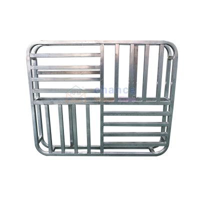 China High Quality Double Faced LOCKHEER Can Be Customizable 4 Way Rounded Iron Pallet Use Warehouse And Industrial for sale