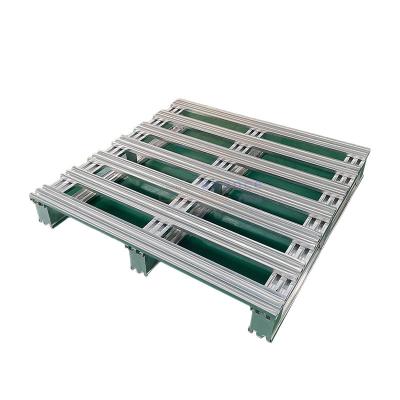 China Anti Static Single Faced Environmental Aluminum Cold Storage Pallet For Seafood Company for sale