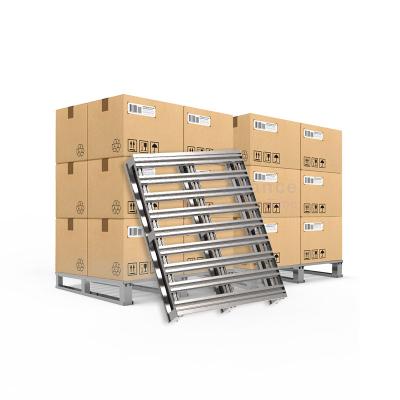 China Durable LOCKHEER Customized Height High Storage Capacity Folding Stainless Steel Pallet for sale