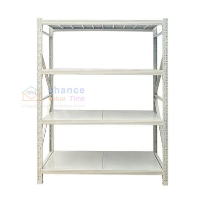 China Lockheer Corrosion Protection Colors Customizable Boltless Stacking Racks Industrial Warehouse Storage Shelves Shelving Systems for sale