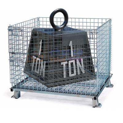 China Lockheer Cargo Storage Easy to Load, Unload and Store for Transport High Capacity Folding Metal Storage Cage for sale